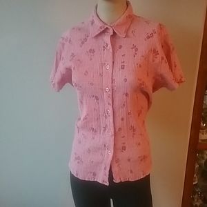 Woolrich size large women's button down blouse